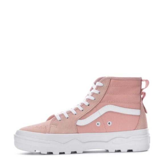 Vans Sk8 High Top Womens Casual Canvas Suede Shoes Pink VN0A5KY5W0D NEW Size 6.5 - Picture 4 of 6
